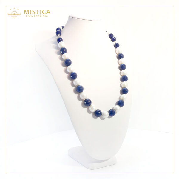 Collana bolle blu