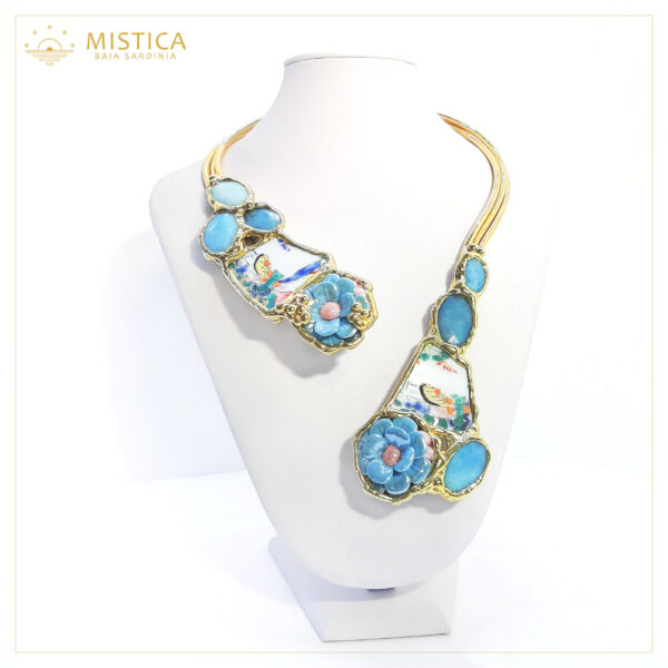 Girocollo primavera light blue