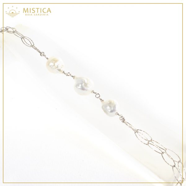 Bracciale Catena Lacrima di Perla Scaramazza - immagine 2