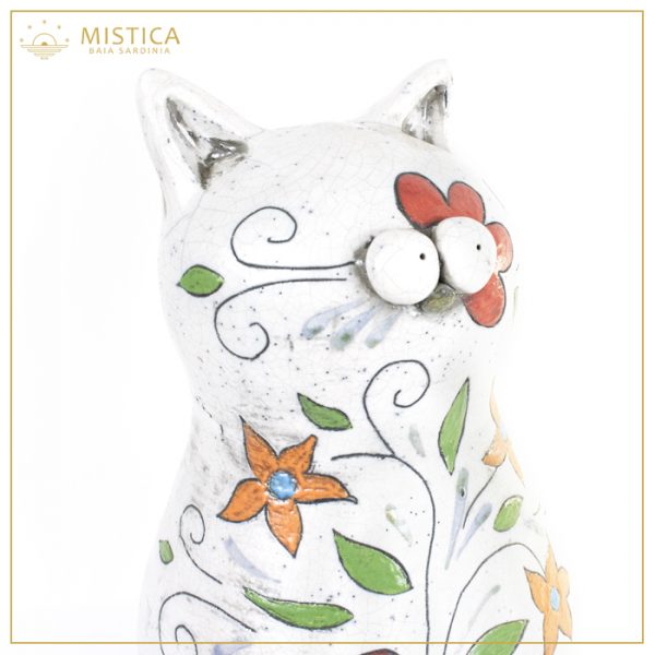 Flora Gatto in Ceramica Artigianale - immagine 2