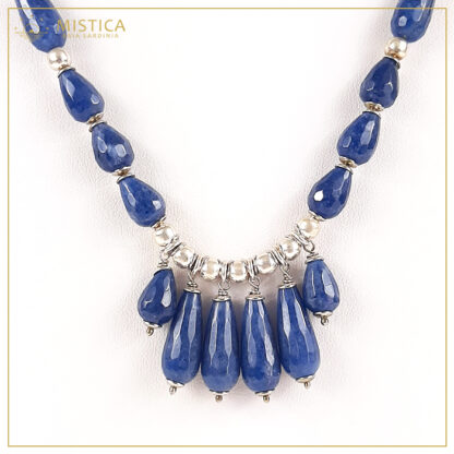 Collana Gocce di Lapislazzuli - immagine 2