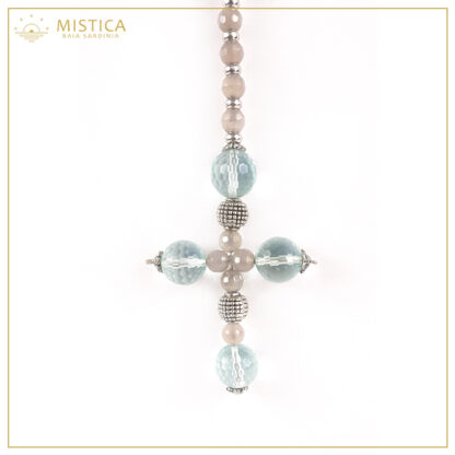 Collana Rosario Quarzo - immagine 2